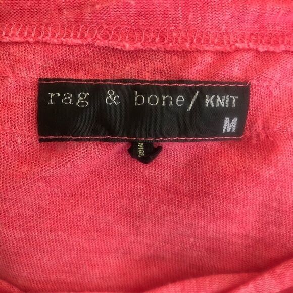 Rag & Bone/JEAN knit Long Sleeve Top Pink - Picture 7 of 8